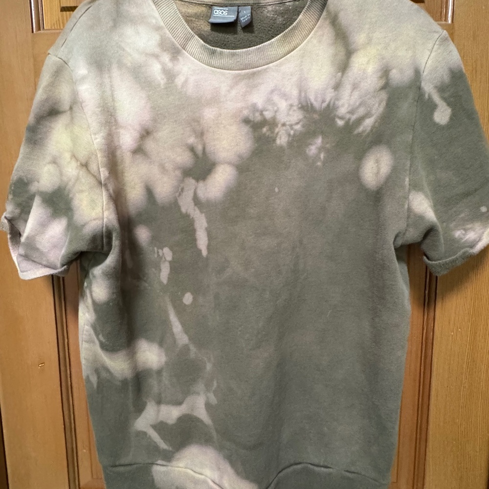 ASOS Tye Dye Short Sleeve Sweatshirt
